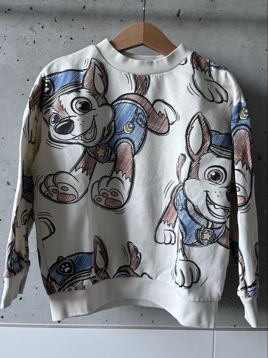 H&M Maglioni & Felpe: H&M Pullover Paw Patrol 110/116 beige Chase Kinder – Usato da Rebstein venduto da wendy321meins