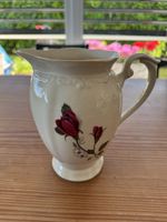 Alte KPM Krister Zuckergie**ss**er, Handarbeit, Rose Dekor