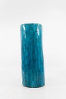 Blaue Vase aus Keramik / ca. 22 cm