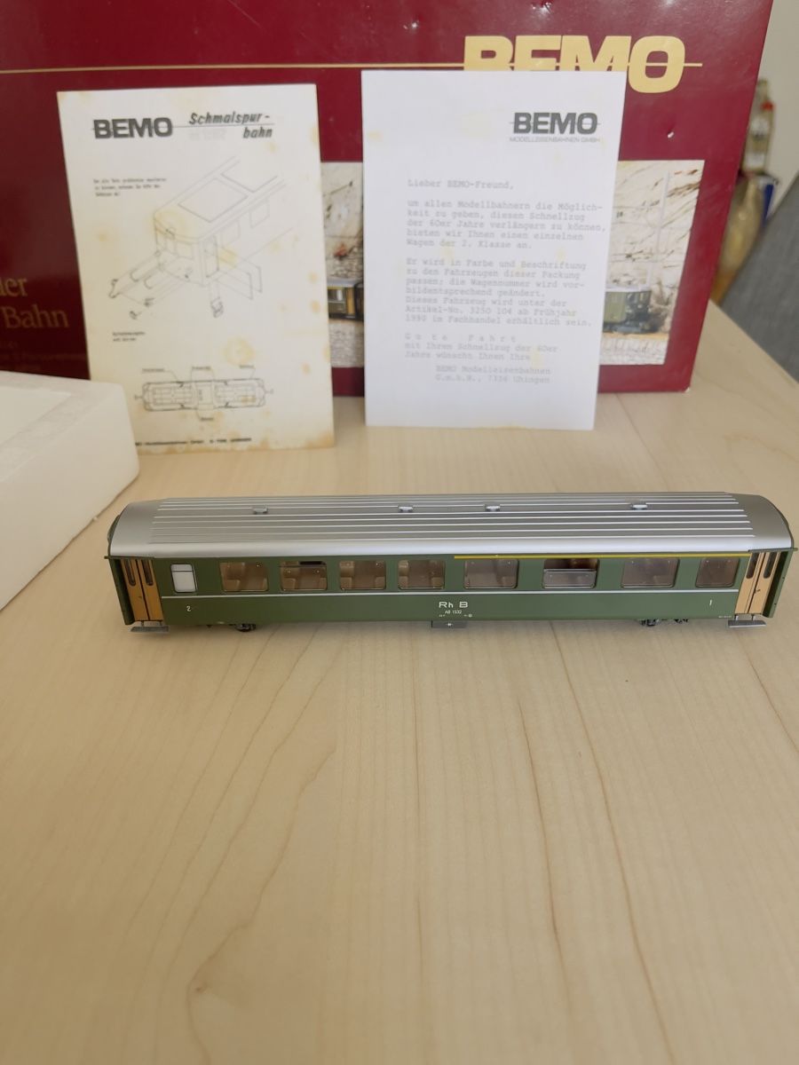 Bemo Modellini di ferrovie: Bemo-zug – Nuovo e nell'imballaggio originale da St. Gallen venduto da elb_kpt5 2