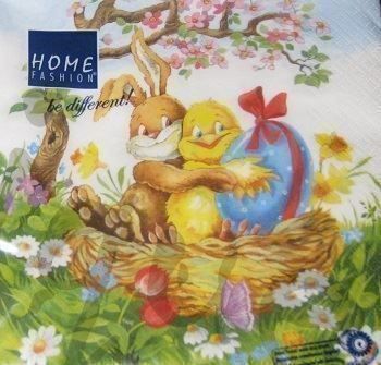 Kit bricolage: Serviette easter friends (o123) 2Stk. – Nuovo (secondo la descrizione) da Schlatt TG venduto da kreativ-atelier