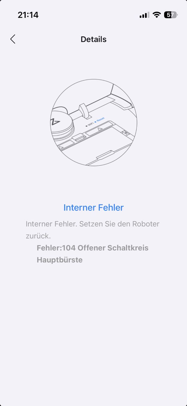 Roborock Staubsauger & Zubehör: Roborock S7 MaxV Ultra defekt – Defekt aus Birsfelden von Eglmar 2