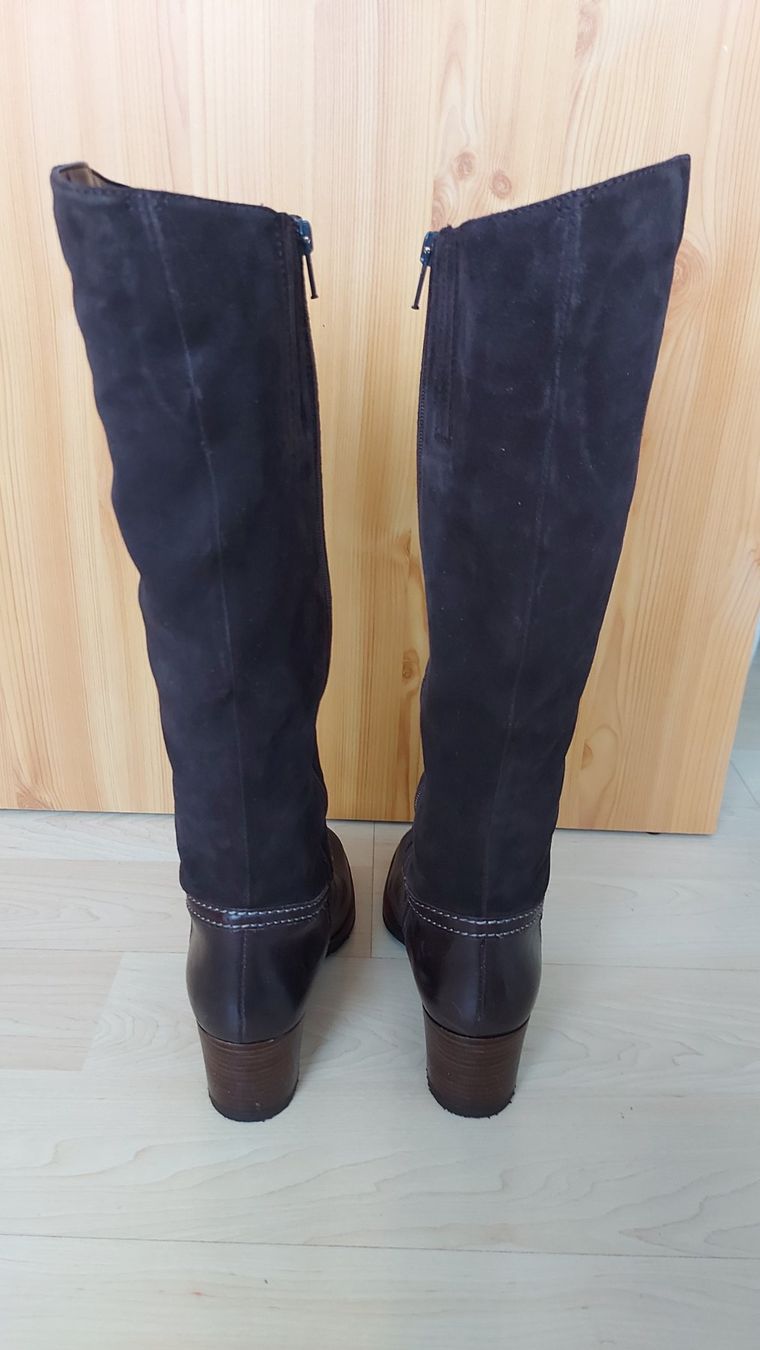 Scarpe da donna: Leder-Stiefel braun, Gr. 36 – Nuovo (secondo la descrizione) da Rotkreuz venduto da eri_t25d 3