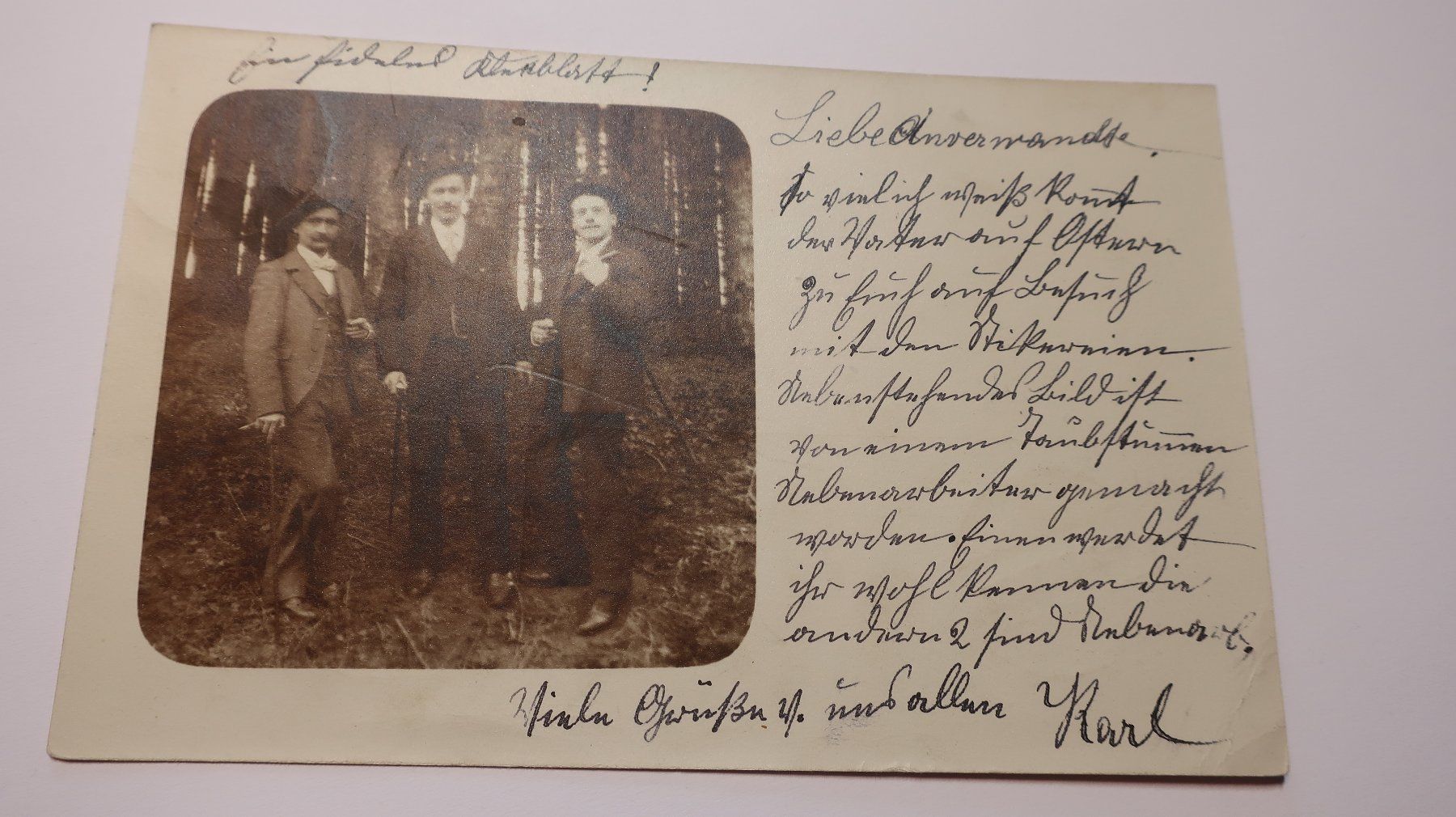 Cartoline postali: Photo ancienne 1903 – Usato da Cormoret venduto da Pascalll2001 1