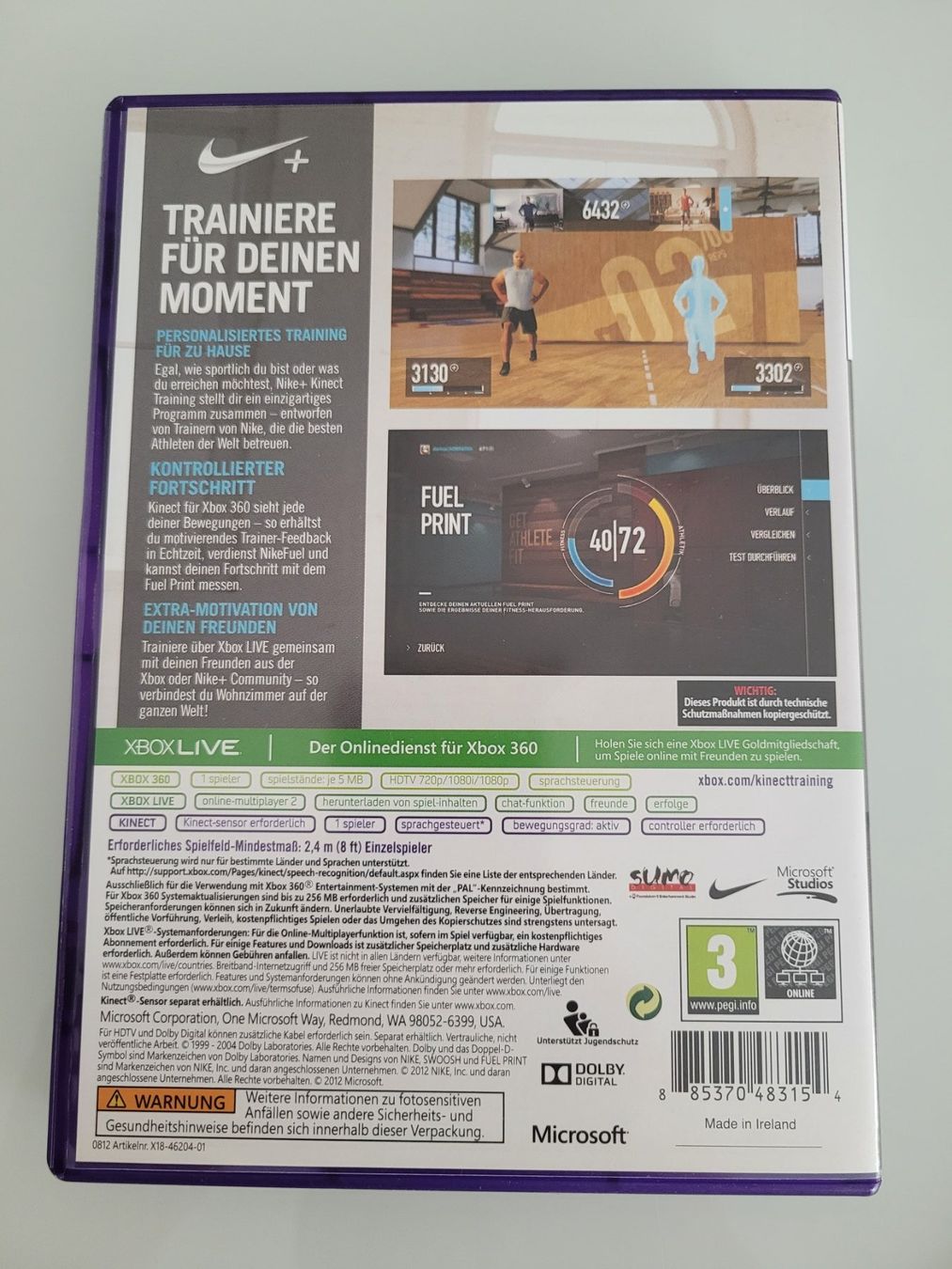 Spiele: Kinect Training, KINECT (XBox 360) – Gebraucht aus Uezwil von -Retrogames- 2