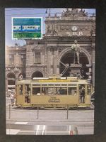 Schweiz 1982 100 J Züritram Maximumkarte+Stempel+Marke
