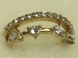2 Ringe mit Zirkonia Steinen,