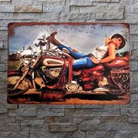 Cooles Blechschild "Indian Motorcycle", Deko