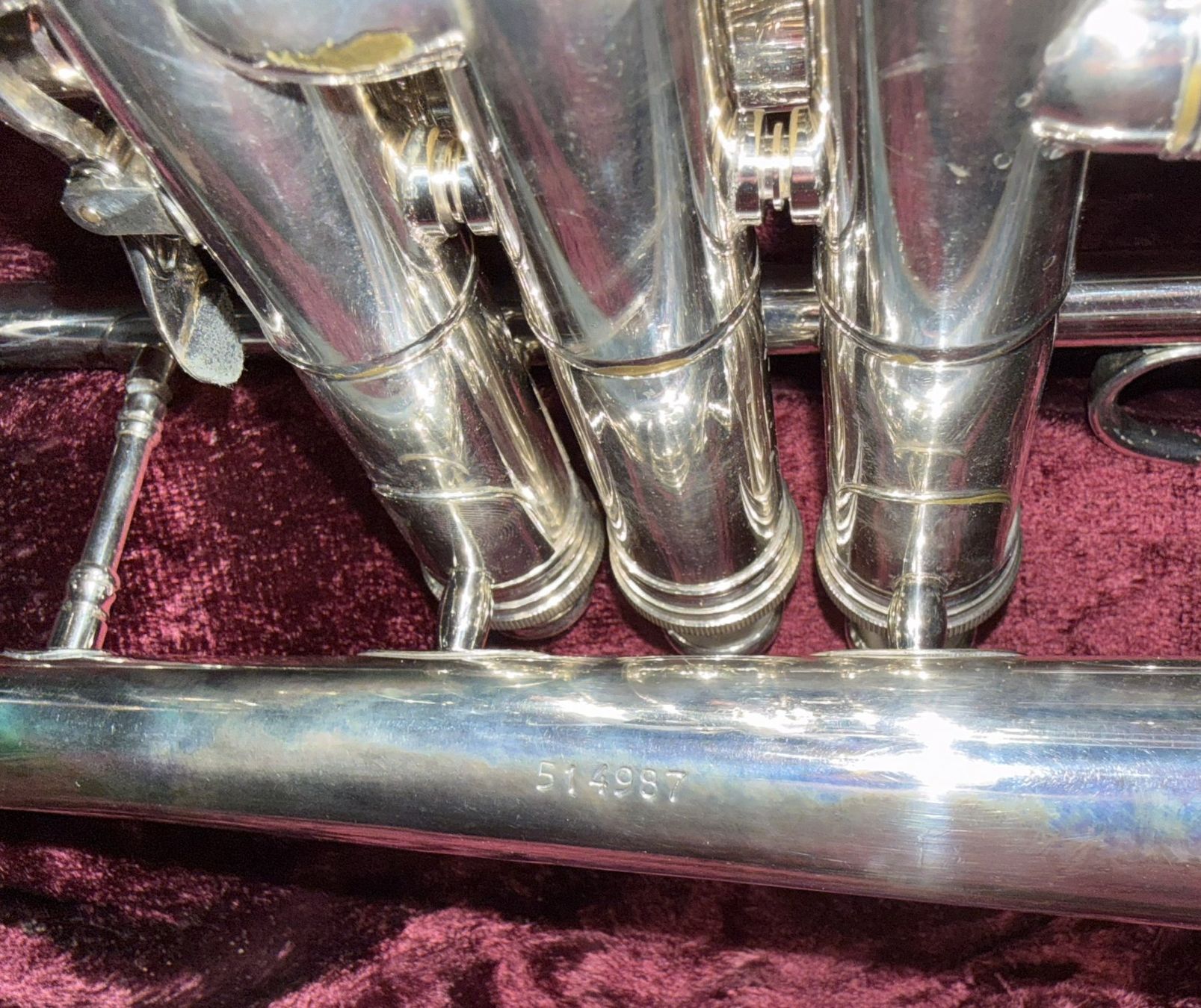 Strumenti musicali: B-Cornet, Sovereign mit Trigger und Koffer – Usato da Trimbach venduto da Danius 4