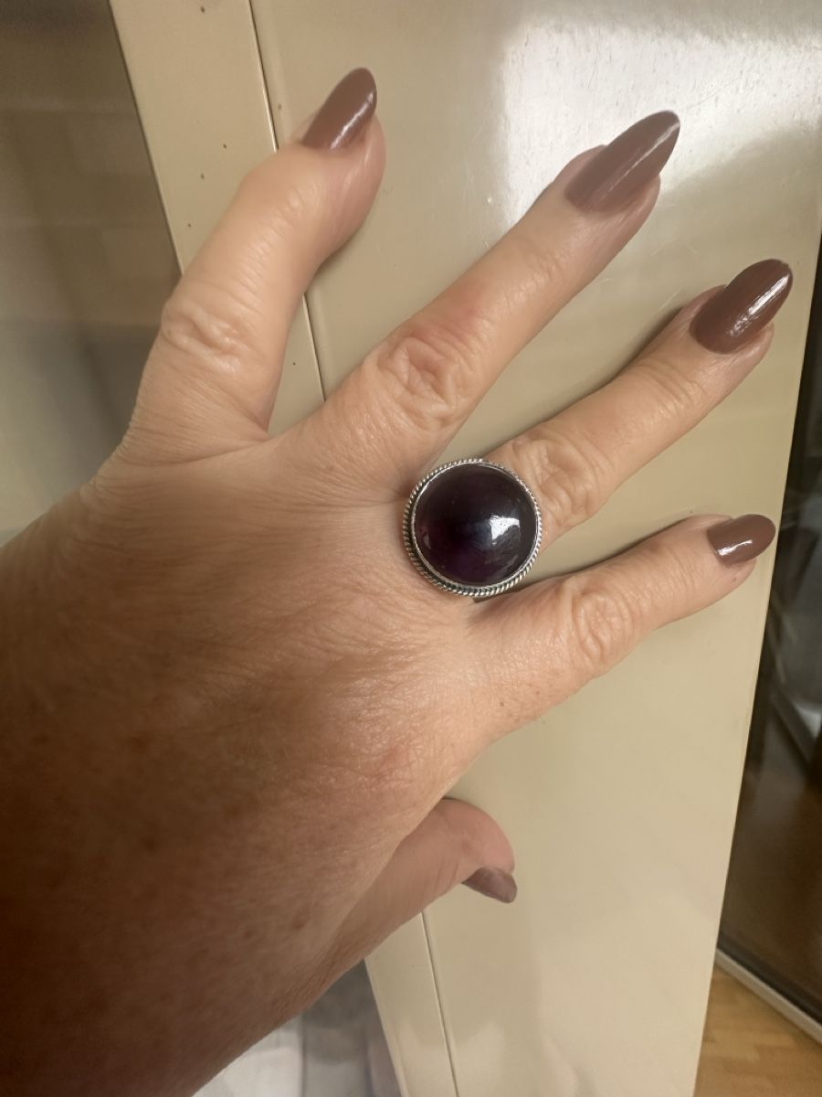 Ringe: Amethyst Silber Ring – Neu und originalverpackt aus Kriens von Hortensie6 4