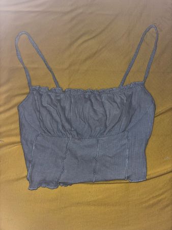 Top bustier bleu clair à bretelles - Taille XS