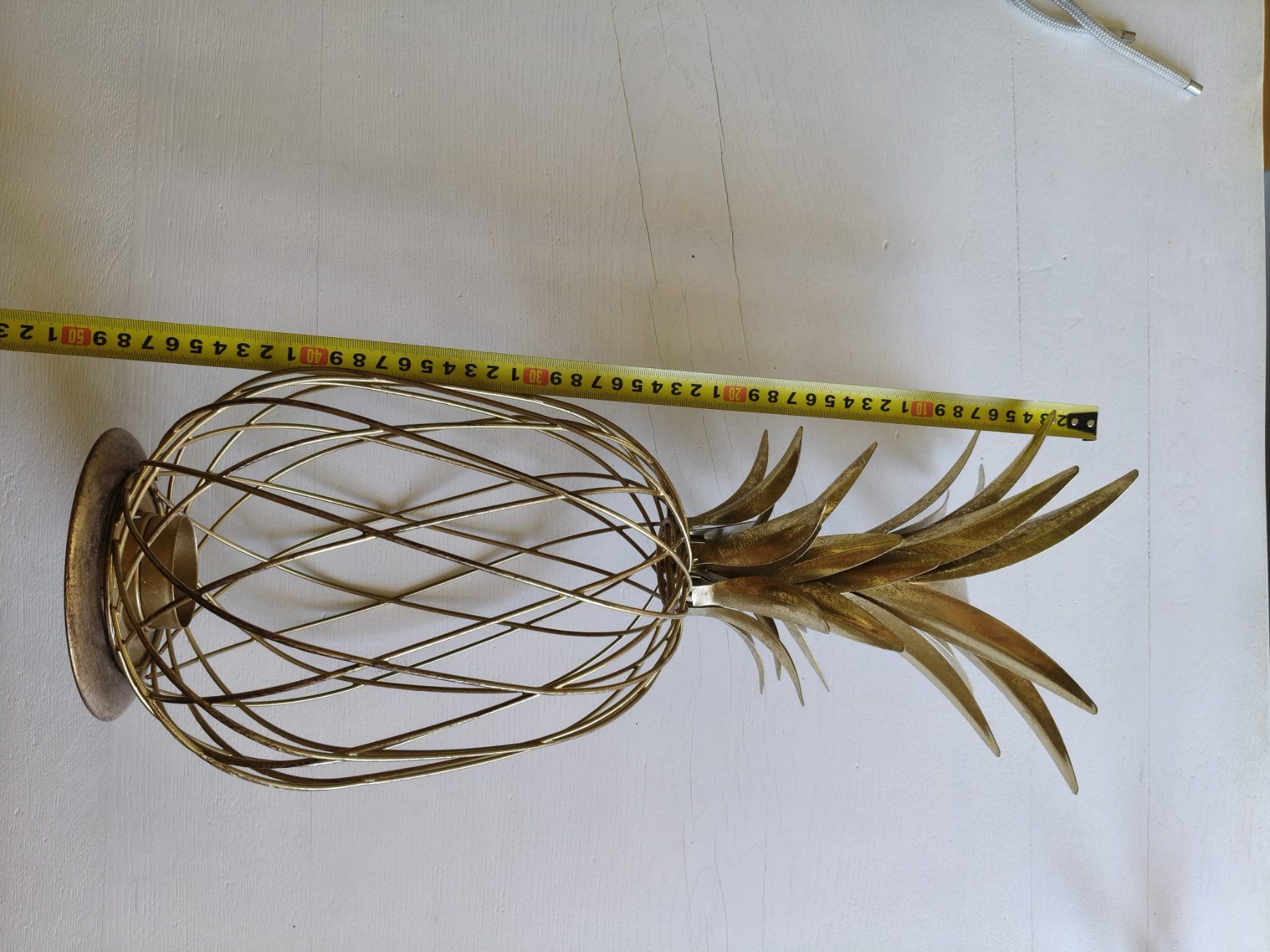 Tutte le decorazioni: Goldene Deko Ananas - Teelicht – Usato da Winterthur venduto da Arkadii 3