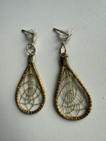 Ohrringe Handmade Traumfänger goldfarben 