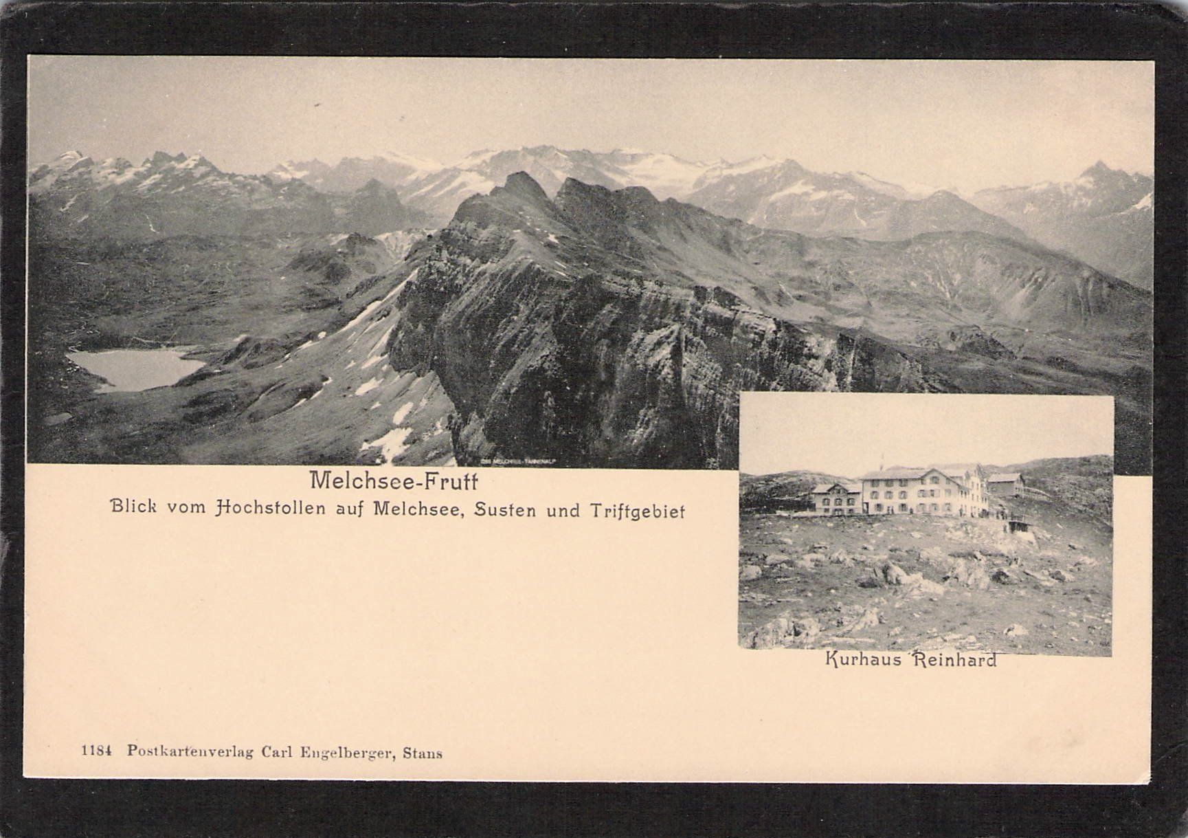 Cartoline postali: Melchsee - Frutt OW  , Kurhaus Reinhard – Usato da Reichenburg venduto da Pipo-67