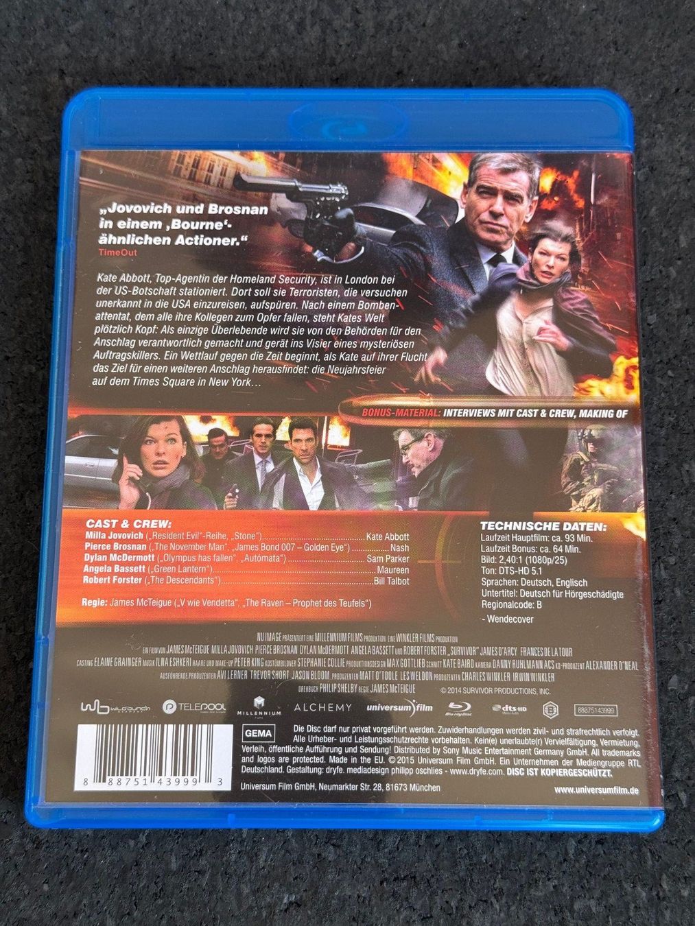 Tutti i DVDs: SURVIVOR Blu-ray Disc DE/EN – Usato da Fribourg venduto da tschjoly 1