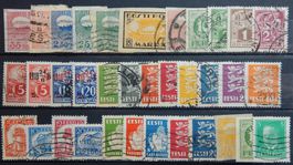 Estland Lot mit alten Werten XXIII