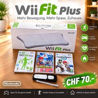 Wii Fit Plus & 2Stk. Mario Spiele