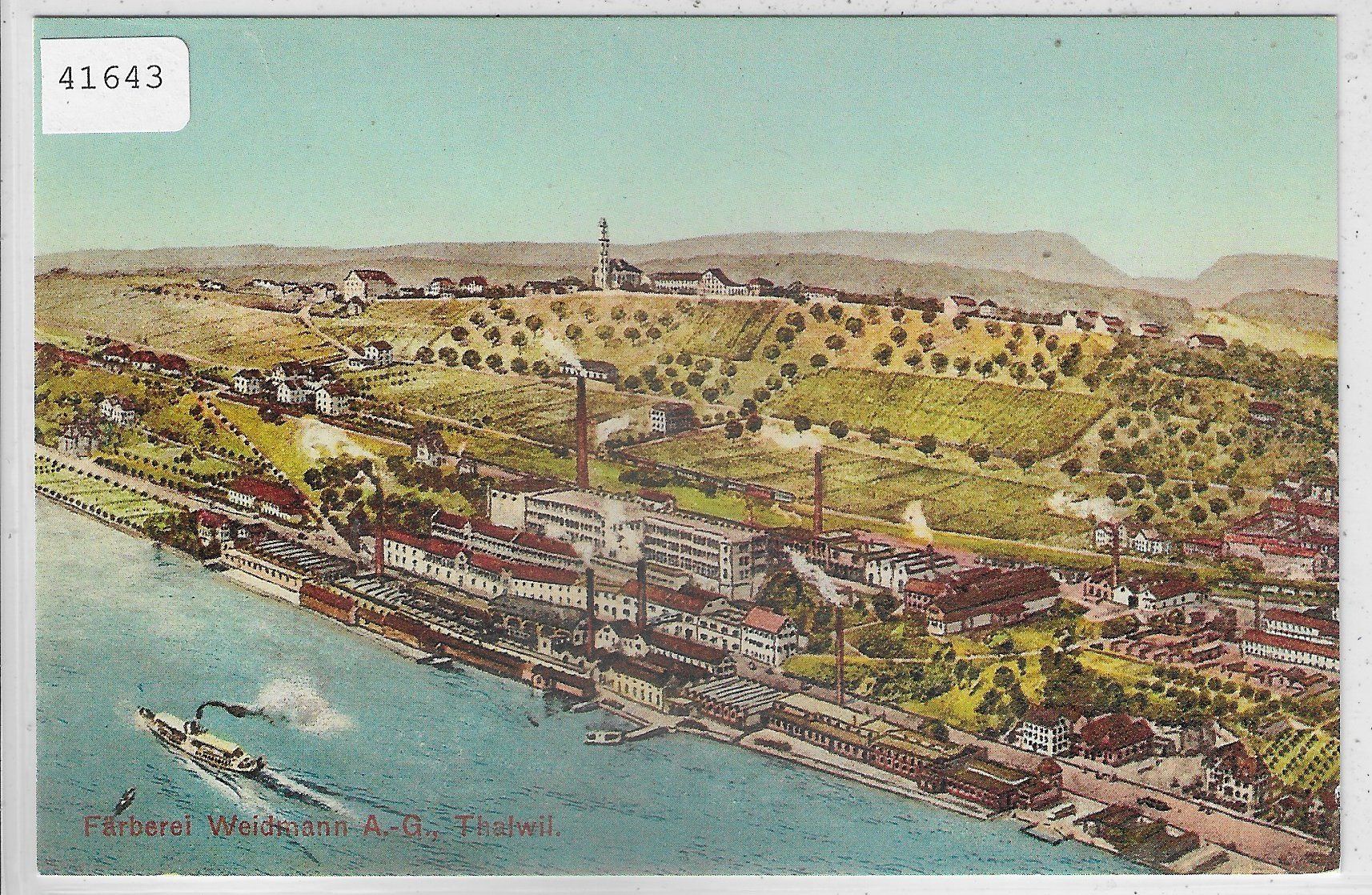 Cartoline postali: Färberei Weidmann AG - Thalwil - Repro – Usato da Ettingen venduto da Kartenplanet