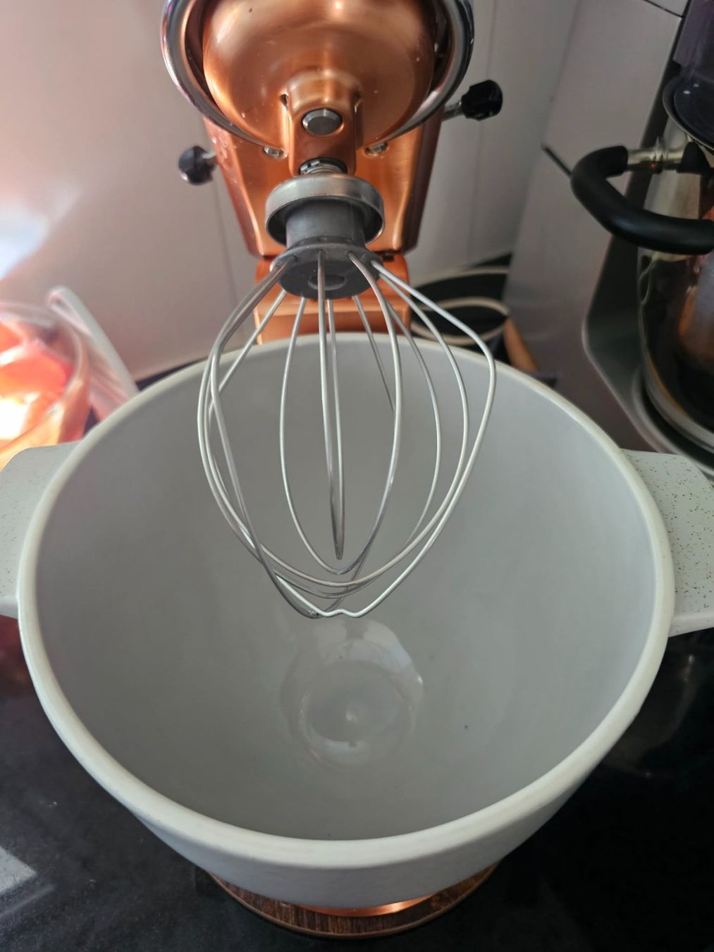 Kitchenaid Schalen: Orig. KitchenAid Brot-Backschüssel Keramik 5KSM2CB5BGS – Gebraucht aus Winterthur von BW.1994 2