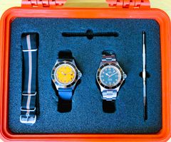 Glycine Combat Diver, Twin-Set, Full Set /COSC Chronometer