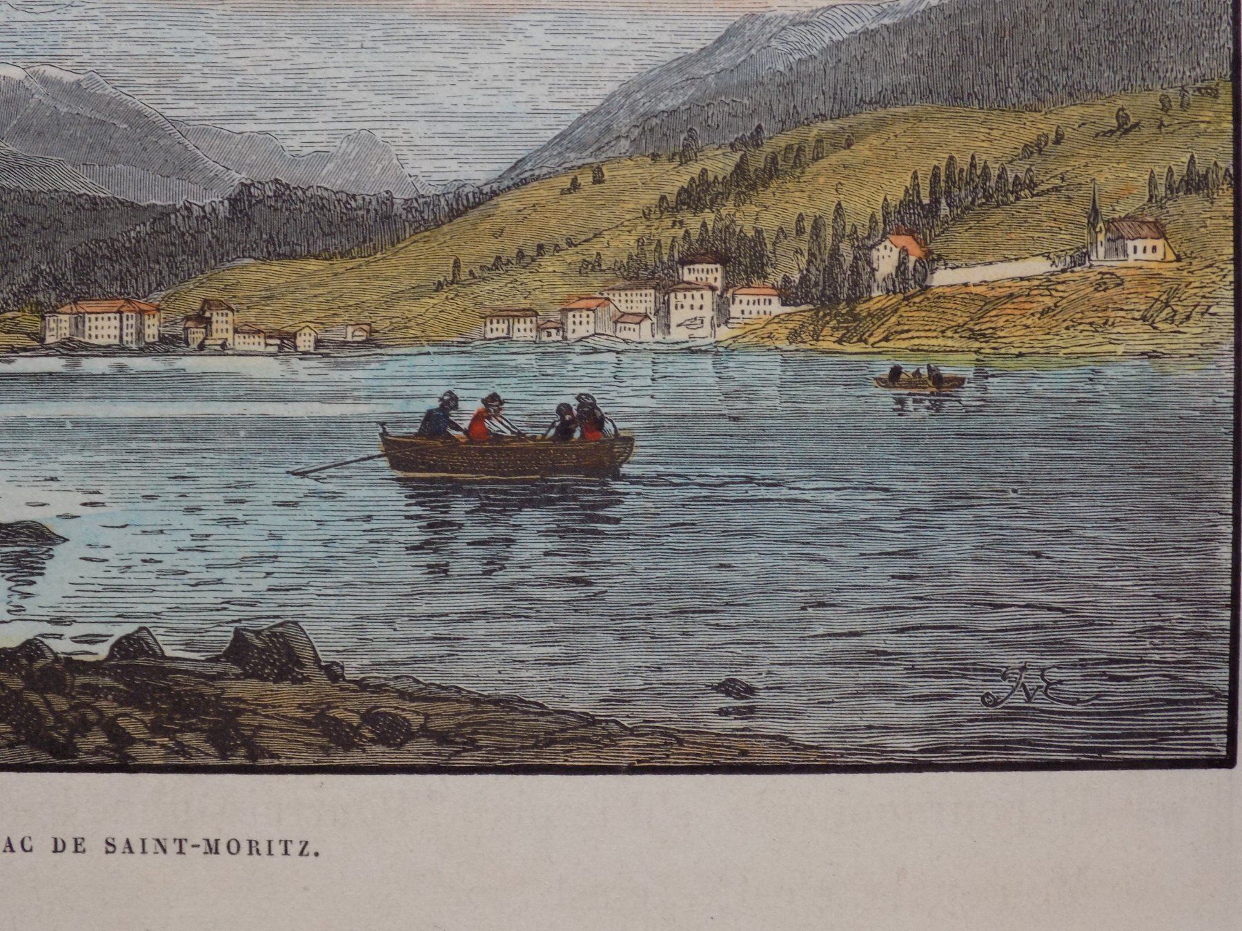 Stiche: St.Moritz See Engadin – Gebraucht aus Risch von Rischli15 4