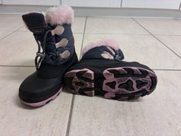 Winterstiefel Friboo dunkelblau rosa Grösse 32/33