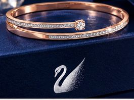 SWAROVSKI ARMREIF ARMBAND FRESH ROSEGOLD FUNKELTRAUM M