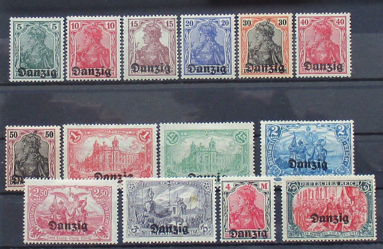 Alle Briefmarken: Lot Danzig – Gebraucht aus Mühlau von Goelfli