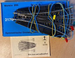 Märklin 1 K-Dreiwegweiche, elektromagnetisch, 2170