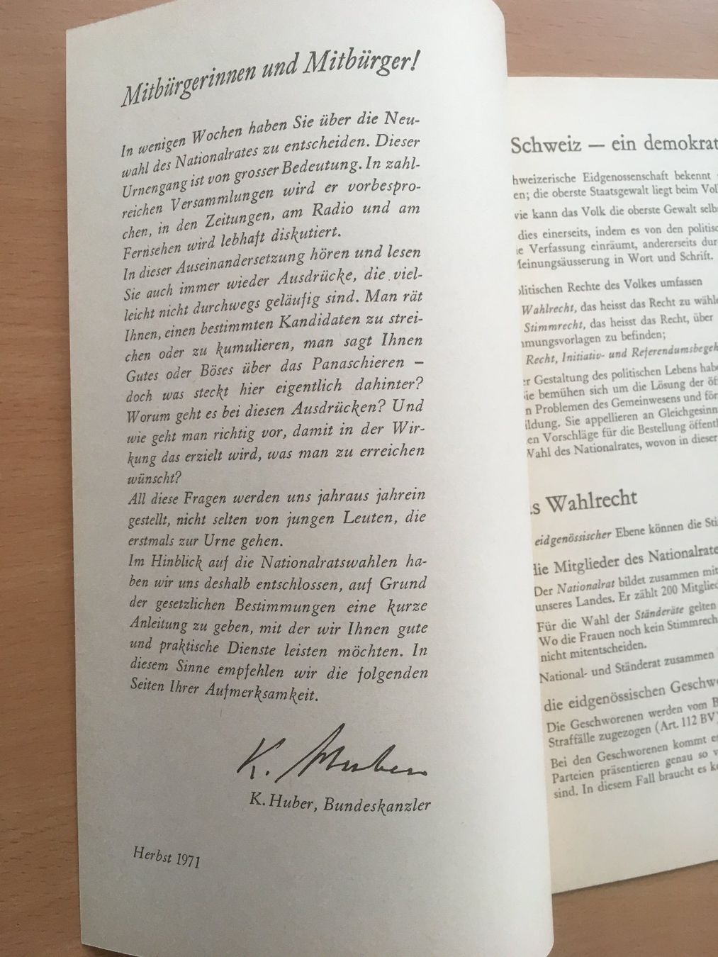 Libri: Die politischen Rechte der Schweizerin und des Schweizers – Usato da Grenchen venduto da Kogi7 1