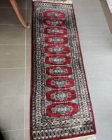 Vintage Läufer Teppich BAKI-BLENDED, 62 x 177 cm, Rot Muster