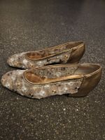 Valentina Ballerinas Grösse 36 Spitze bestickt Made in Italy