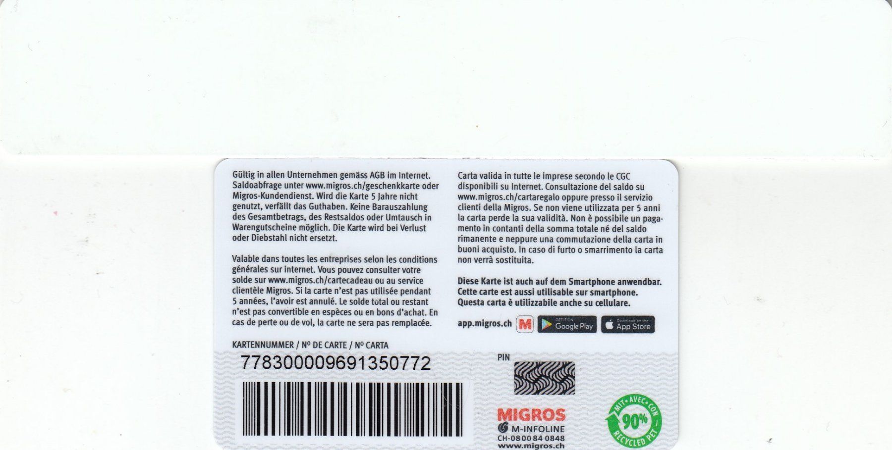 Cartoline: Carte cadeau Migros – Nuovo (secondo la descrizione) da Thônex venduto da TIFANY02 1