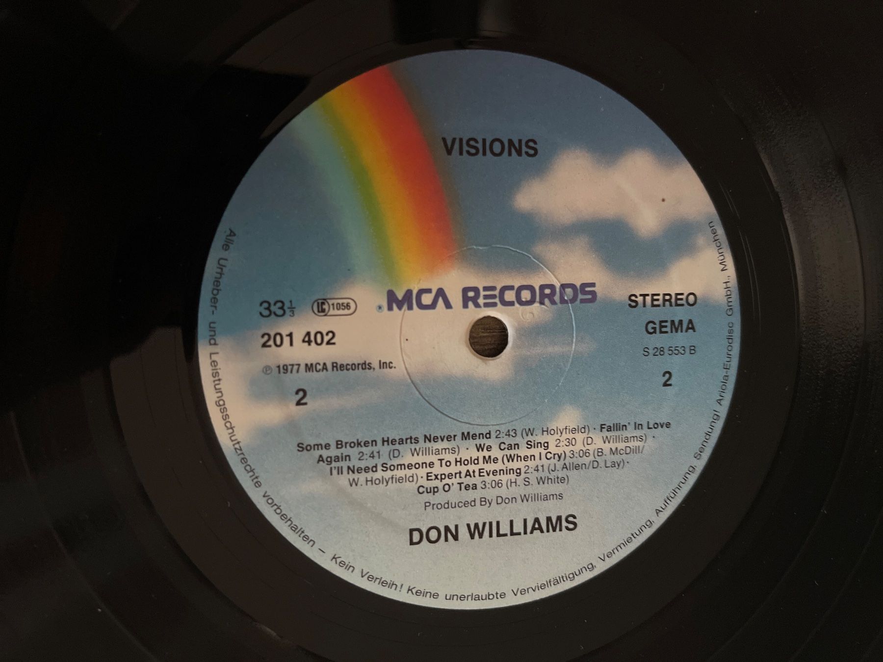 Schallplatten: A195/Don Williams - Visions – Gebraucht aus Frutigen von Philippe_jsp 2