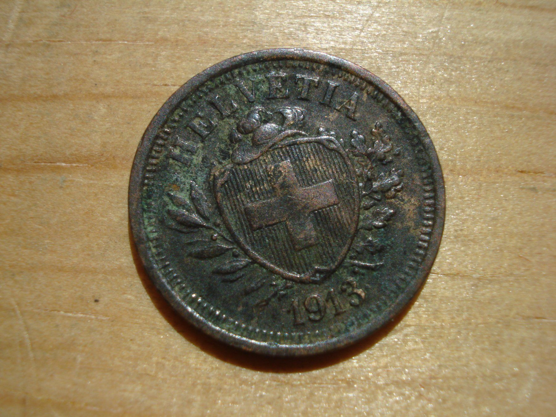 Tutti le monete: (N2) 1 Rappen 1913 – Usato da Erlach venduto da Net-Coins