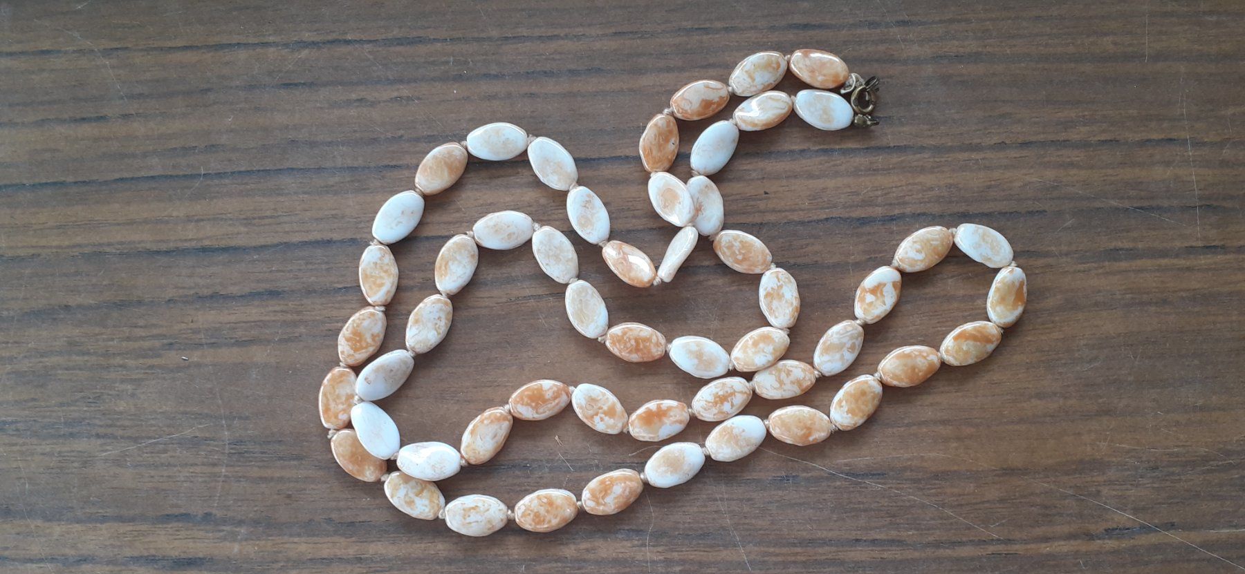 Catenine: Kette orange Achate Vintage – Usato da Mörschwil venduto da wunderkiste44 6