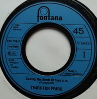 Vinyl-Single Tears For Fears - Sowing The Seeds Of Love