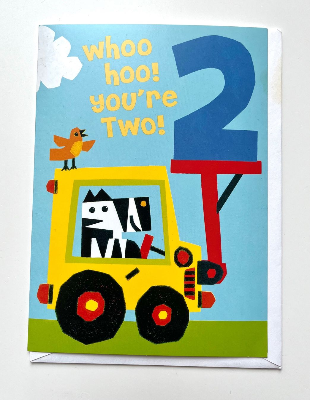 Karten: Greeting card - 2nd birthday - Zebra, Tractor – Neu (gemäss Beschreibung) aus Lucens von metaD