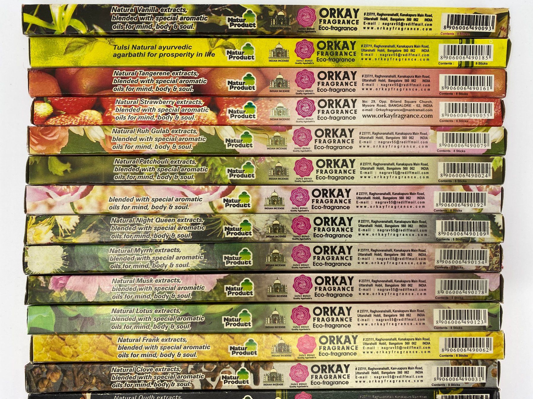 Kerzen: 20 Pack mit je 8 Premium ORKAY Räucher Stäbchen – Neu (gemäss Beschreibung) aus Langwiesen von rtWebshop 5