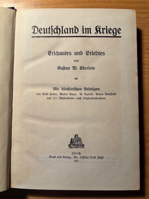 Libri: 2 alte Bücher aus dem ersten Weltkrieg – Usato da Seon venduto da retep012 4