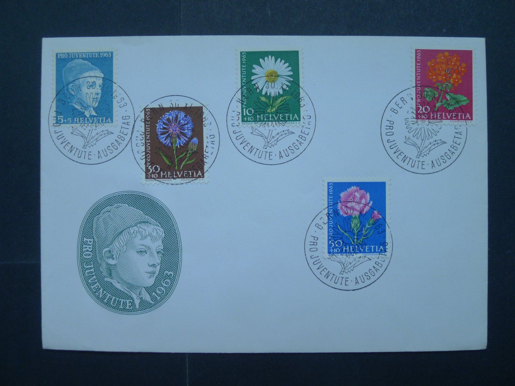 Tutti i francobolli: 1963 FDC Nr. J200L - J204L – Usato da Dagmersellen venduto da wyss1982