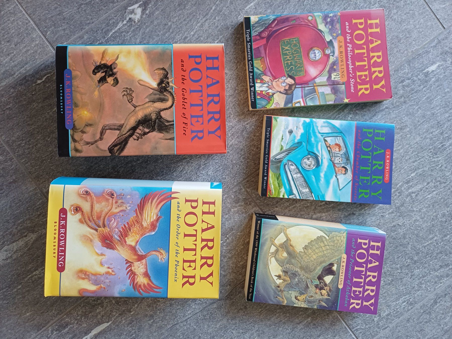 Bücher: 5 Bände Harry Potter – Gebraucht aus Hinteregg von gutesina