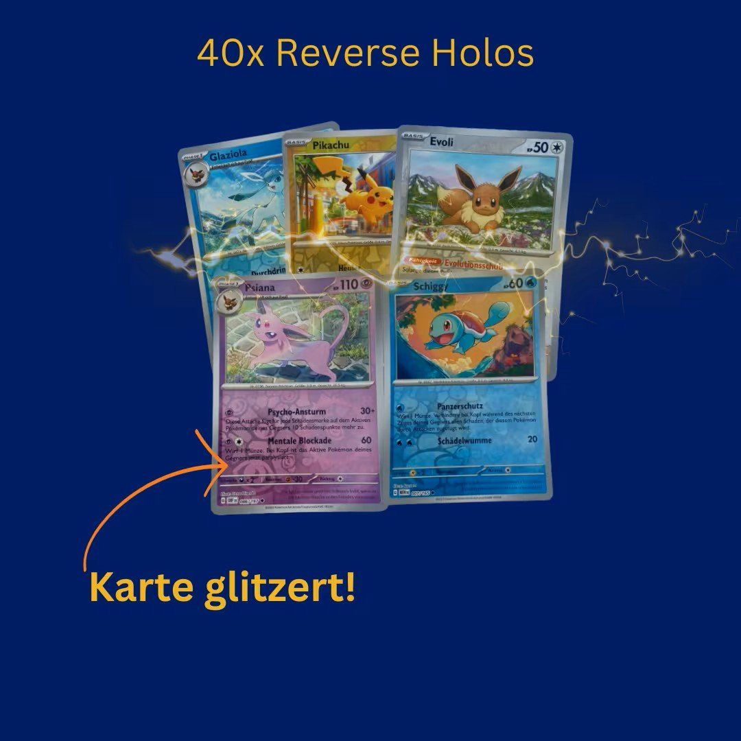 Pokémon Sammelbilder & Trading cards: 51 Glitzernde Pokemon Karten - Deutsch - Das Highlight – Neu und originalverpackt aus stans von Kapferdesign 1