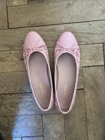 Ballerinas pink tweed leather size 42