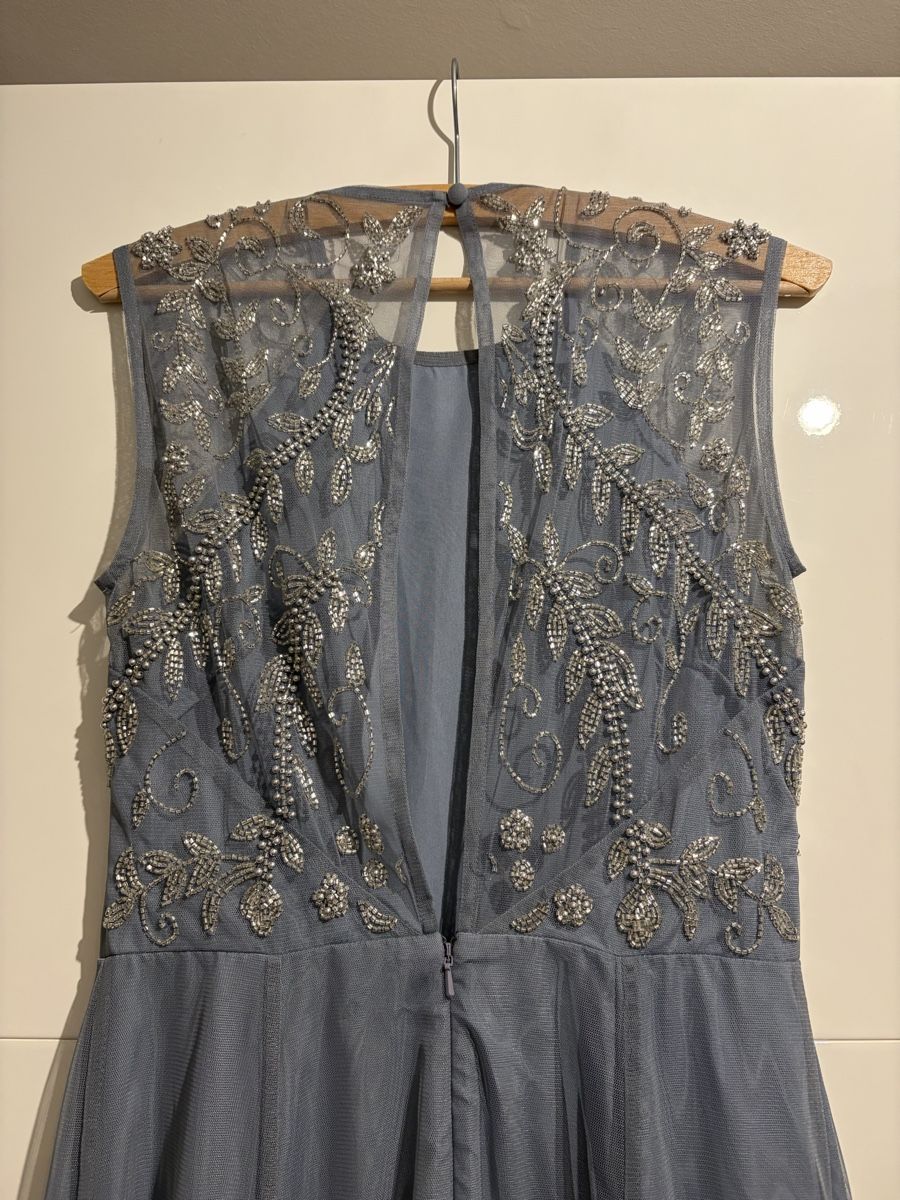 Asos Vestiti: Abendkleid ASOS blau bestickt – Usato da Baden venduto da line_onigiri 2