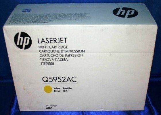 Hewlett Packard Druckerpatronen & Toner: HP 643A  (Q5952AC) Yellow – Neu und originalverpackt aus Ecublens VD von Netfinity 1
