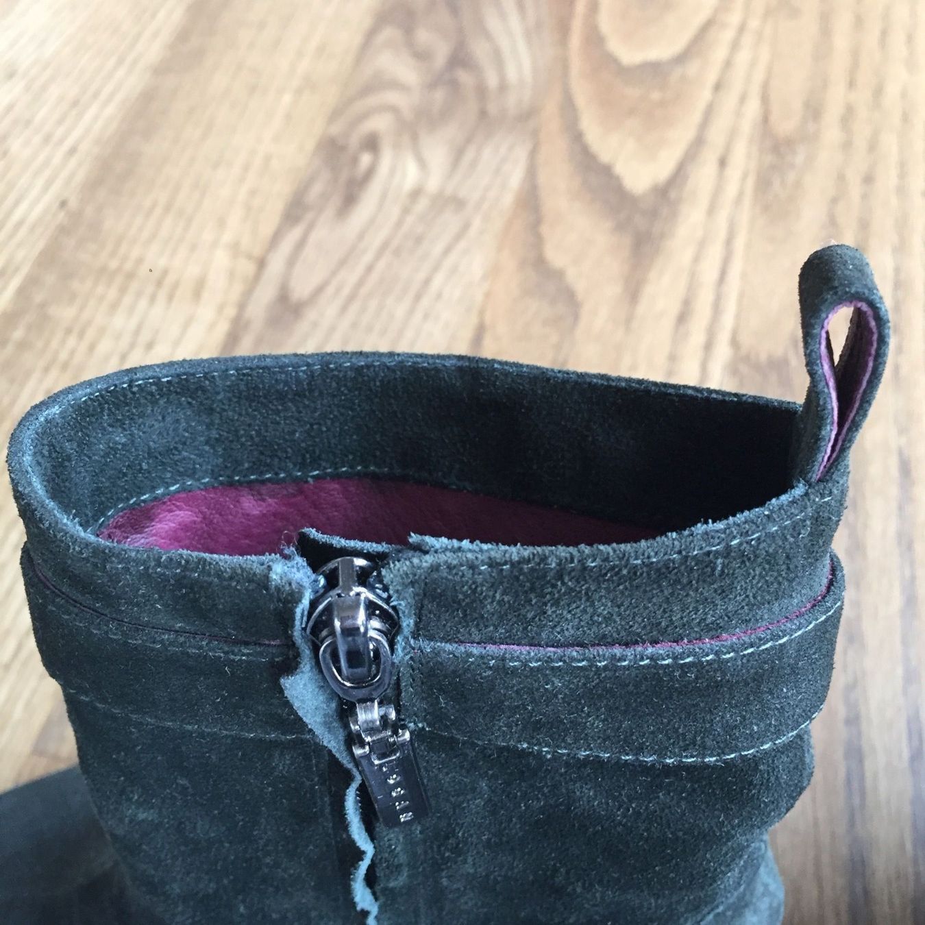 Scarpe da donna: grüne Stiefelette Logan 35 – Usato da Rossrüti venduto da Piccola7 3