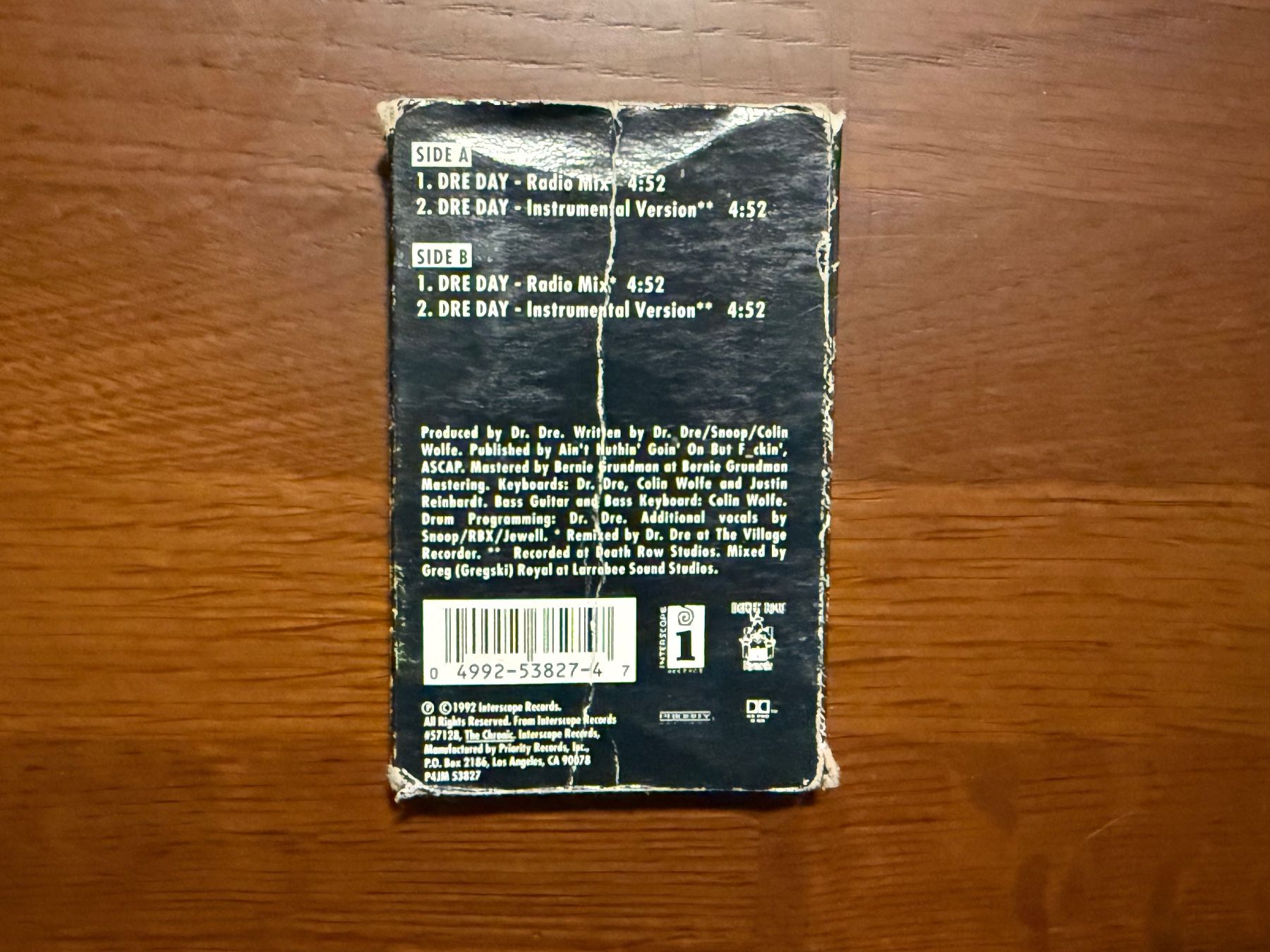 Kompaktkassetten: Dr. Dre - Dre Day 1992 cassette MC – Gebraucht aus Delémont von cpop 2