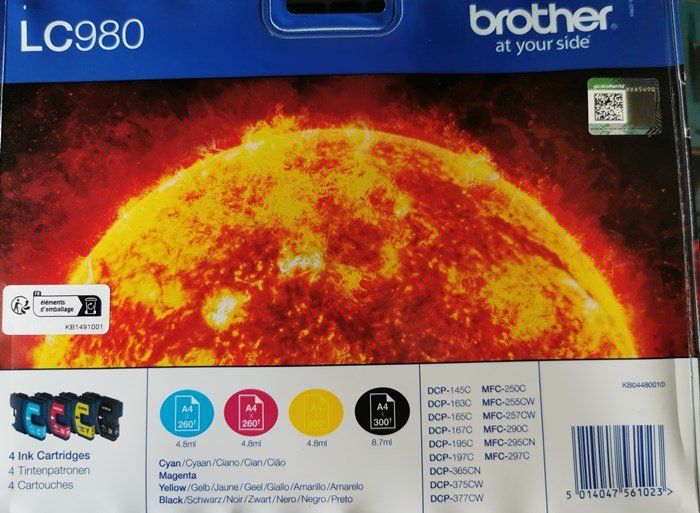 Brother Druckerpatronen & Toner: Brother LC 980 Value Pack – Neu und originalverpackt aus Birmensdorf ZH von cabris