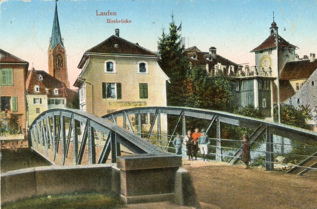 Ansichtskarten: Laufen   BL   -   BIRSBRÜCKE – Gebraucht aus Brig von Valcards54